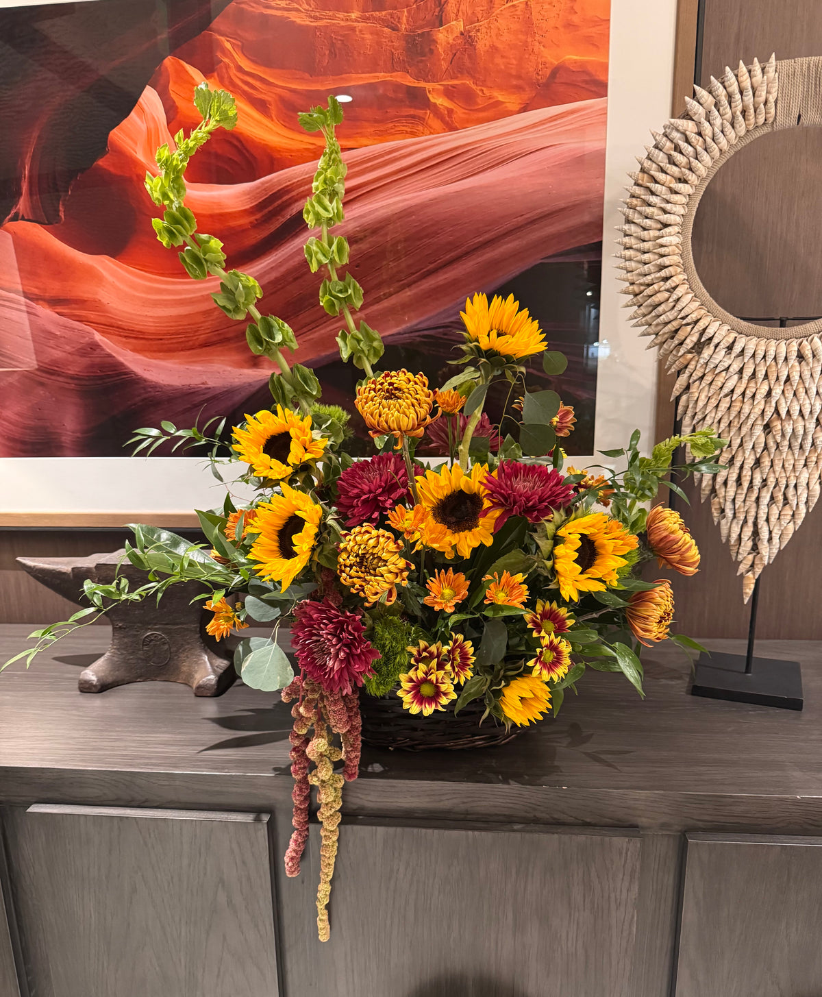 SO COLOR-FALL! Basket Arrangement