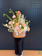 READY, SET, SPRING! Basket arrangement