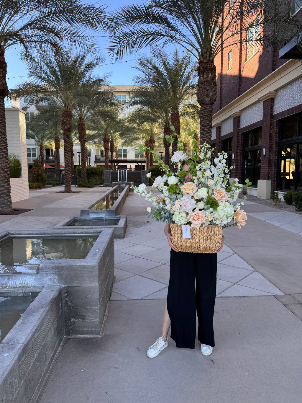 READY, SET, SPRING! Basket arrangement